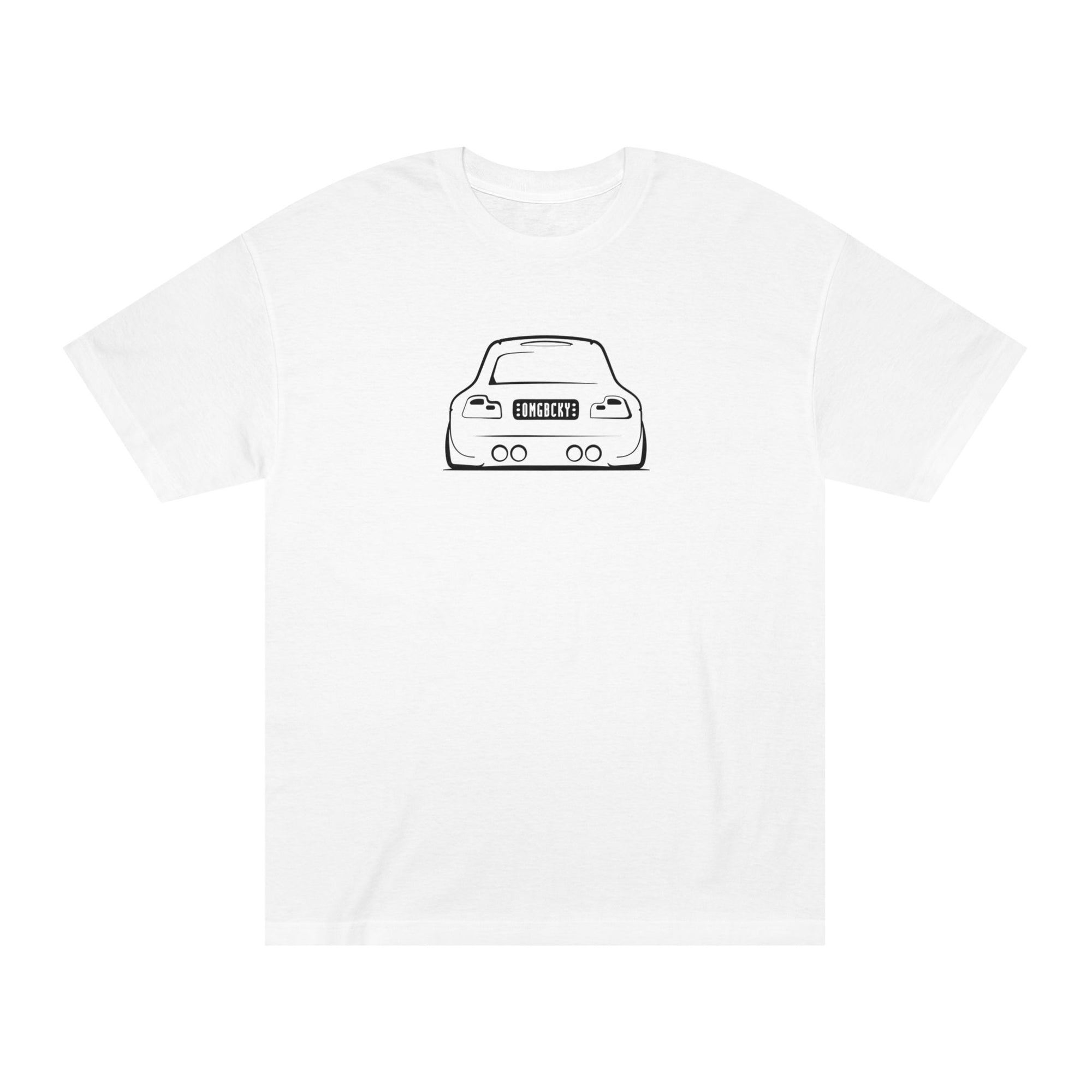 OMGBEKY Black Coupe Silhouette Tee - Unisex American Apparel Classic T-Shirt