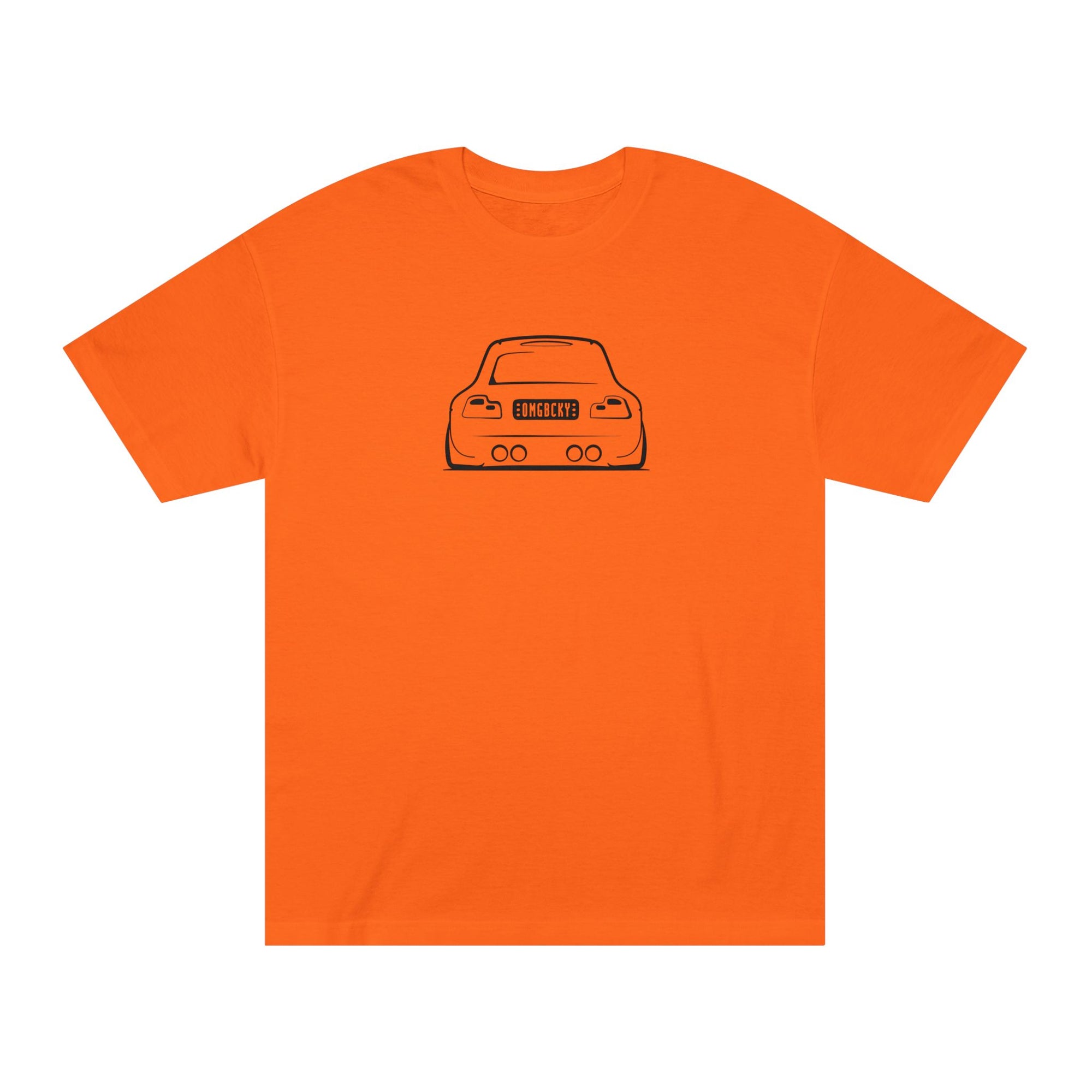 OMGBEKY Black Coupe Silhouette Tee - Unisex American Apparel Classic T-Shirt