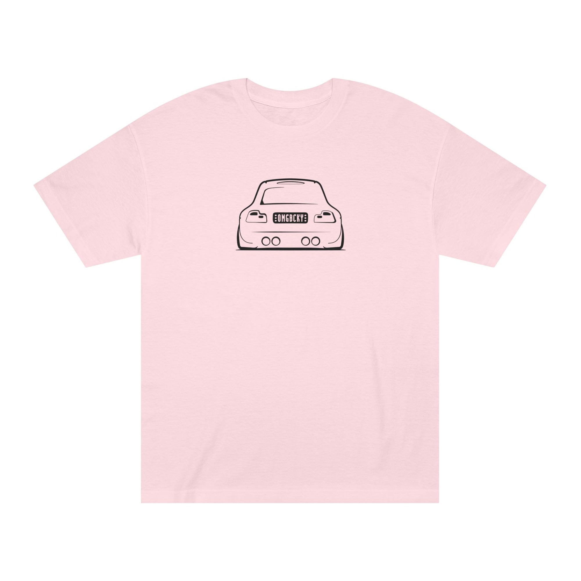 OMGBEKY Black Coupe Silhouette Tee - Unisex American Apparel Classic T-Shirt