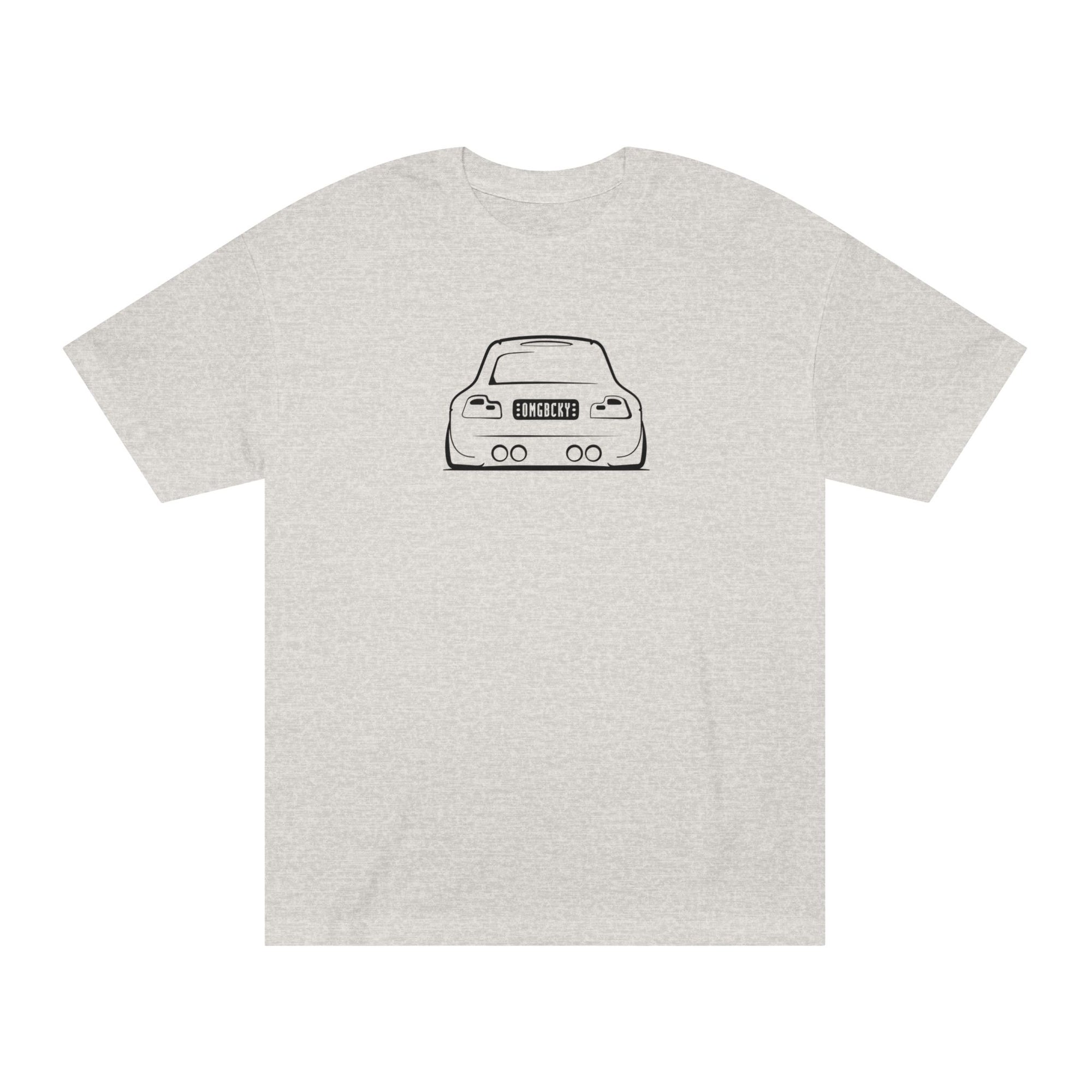 OMGBEKY Black Coupe Silhouette Tee - Unisex American Apparel Classic T-Shirt