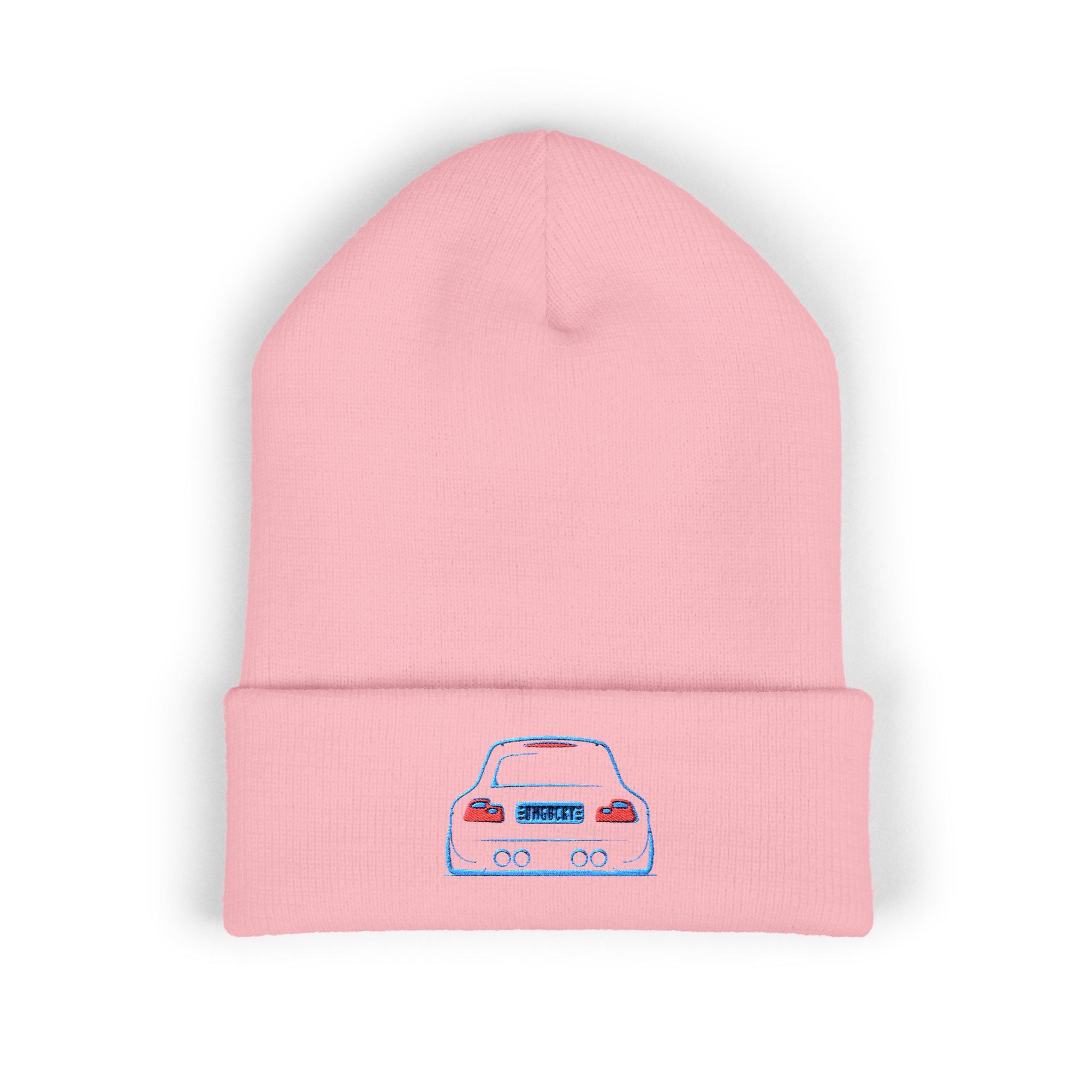 OMGBEKY Coupe Beanie - with Embroidered Car Design