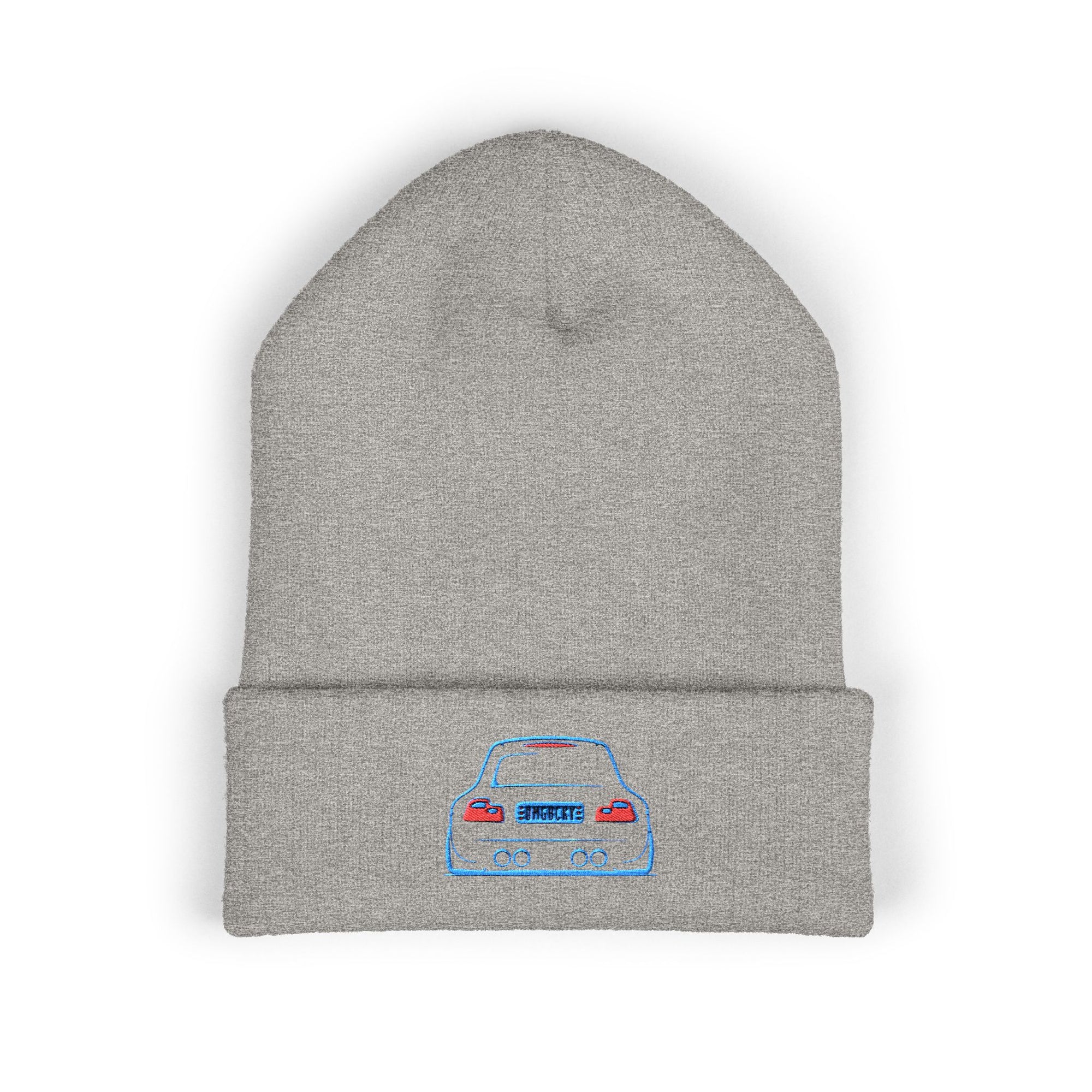 OMGBEKY Coupe Beanie - with Embroidered Car Design