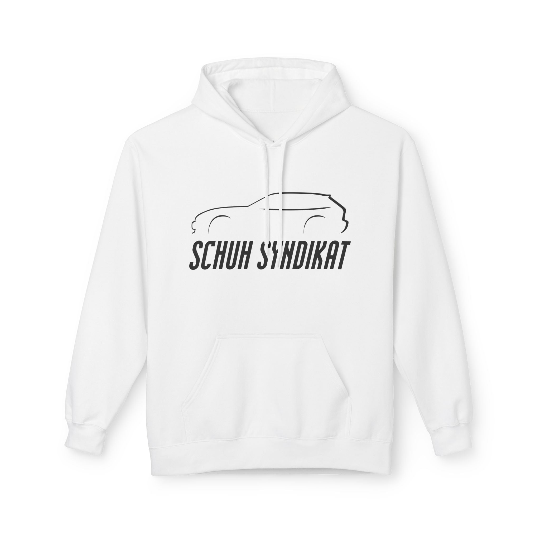 Schuh Syndikat Silhouette Hoodie - Unisex Gildan Classic Softstyle Fleece Drawstring Hoodie