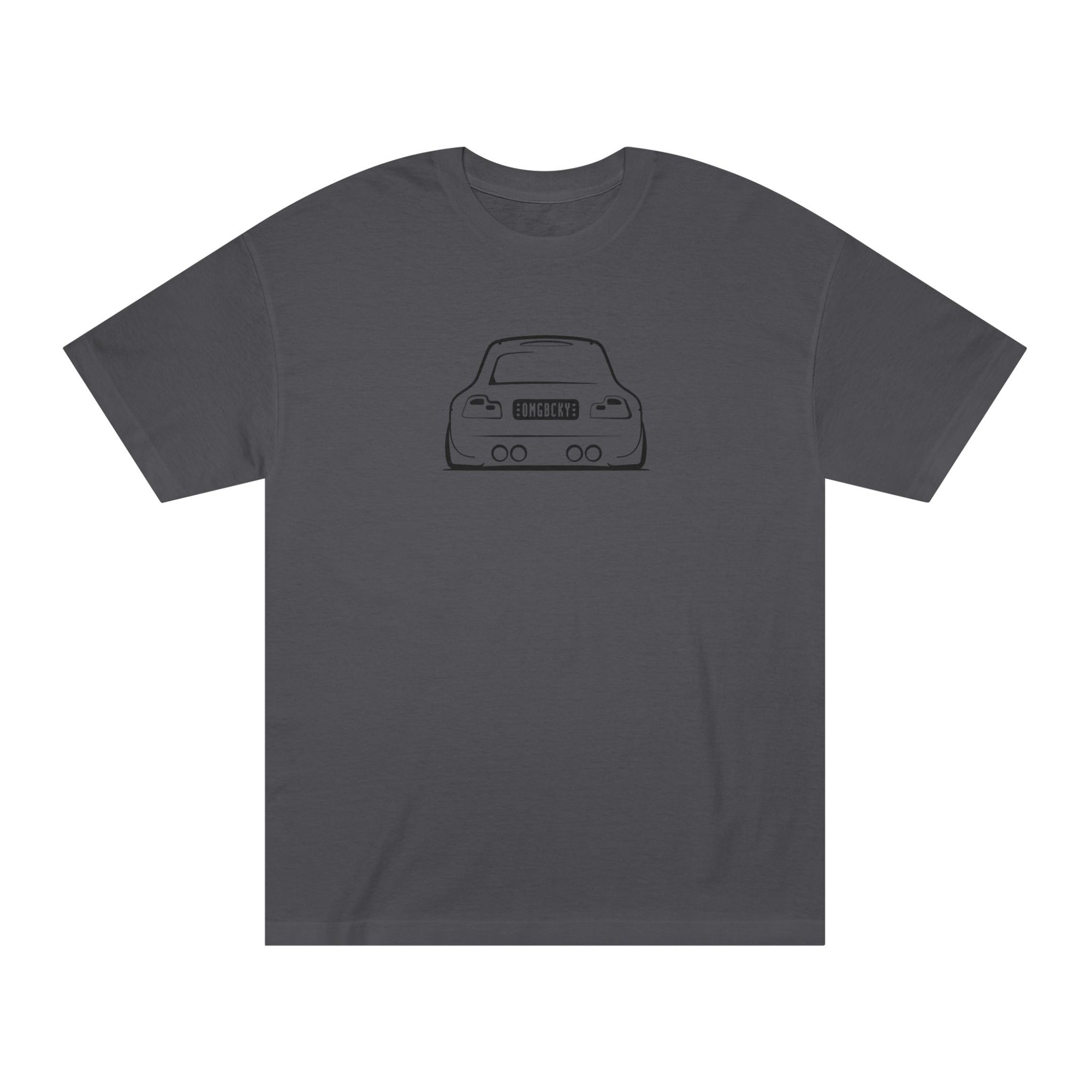 OMGBEKY Black Coupe Silhouette Tee - Unisex American Apparel Classic T-Shirt