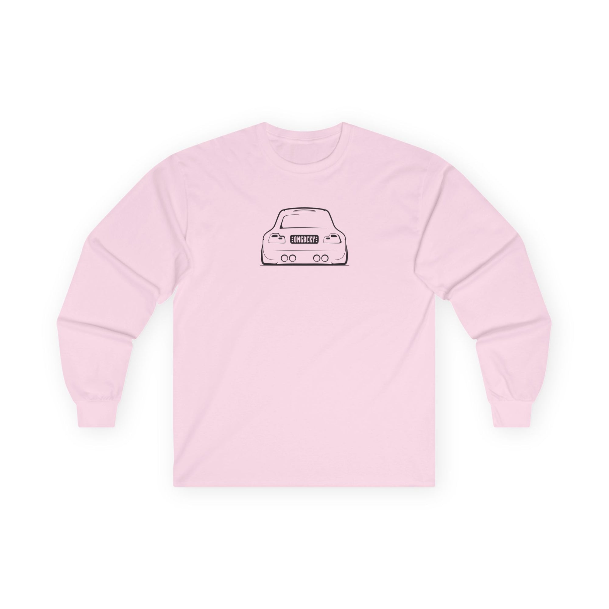 OMGBEKY Black Coupe Silhouette Long Sleeve Tee - Unisex Gildan Classic Ultra Cotton Long Sleeve T-Shirt