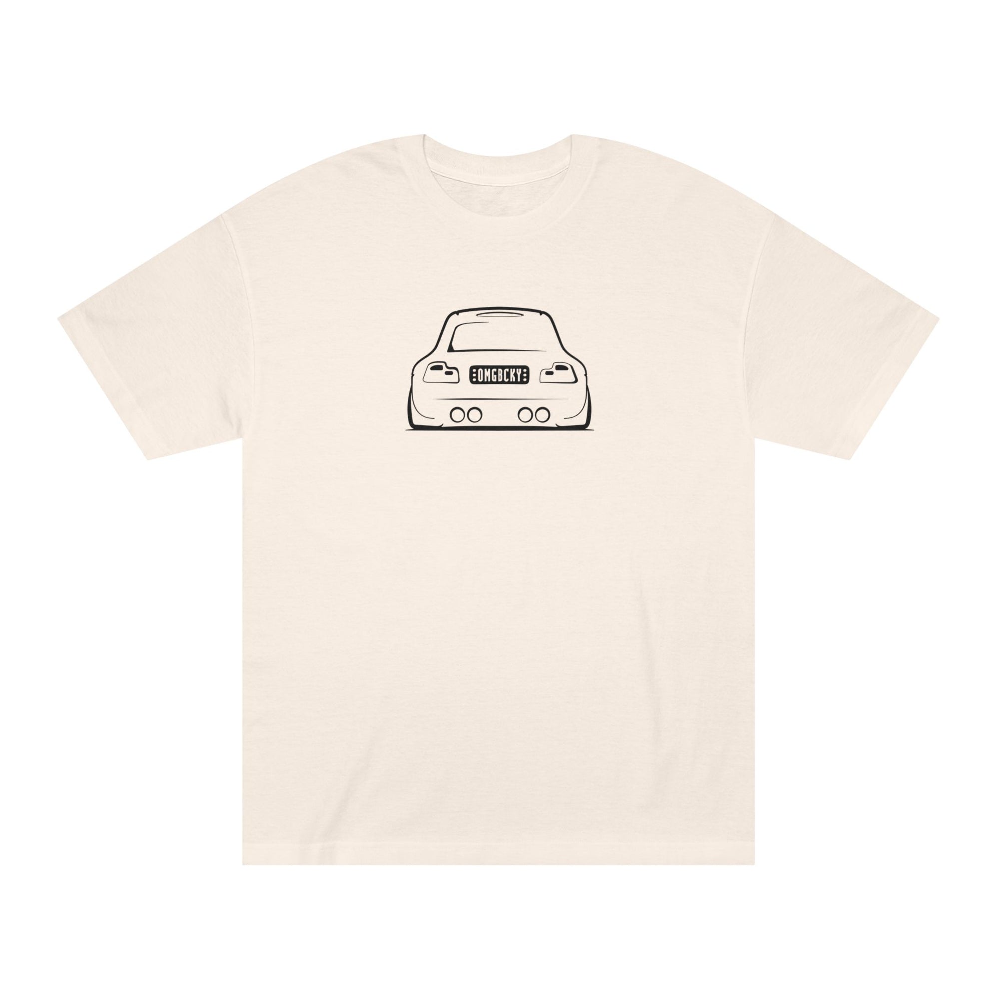 OMGBEKY Black Coupe Silhouette Tee - Unisex American Apparel Classic T-Shirt