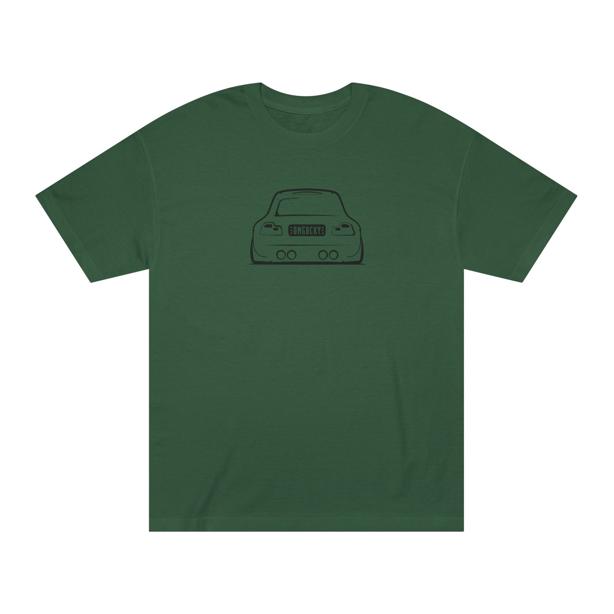 OMGBEKY Black Coupe Silhouette Tee - Unisex American Apparel Classic T-Shirt