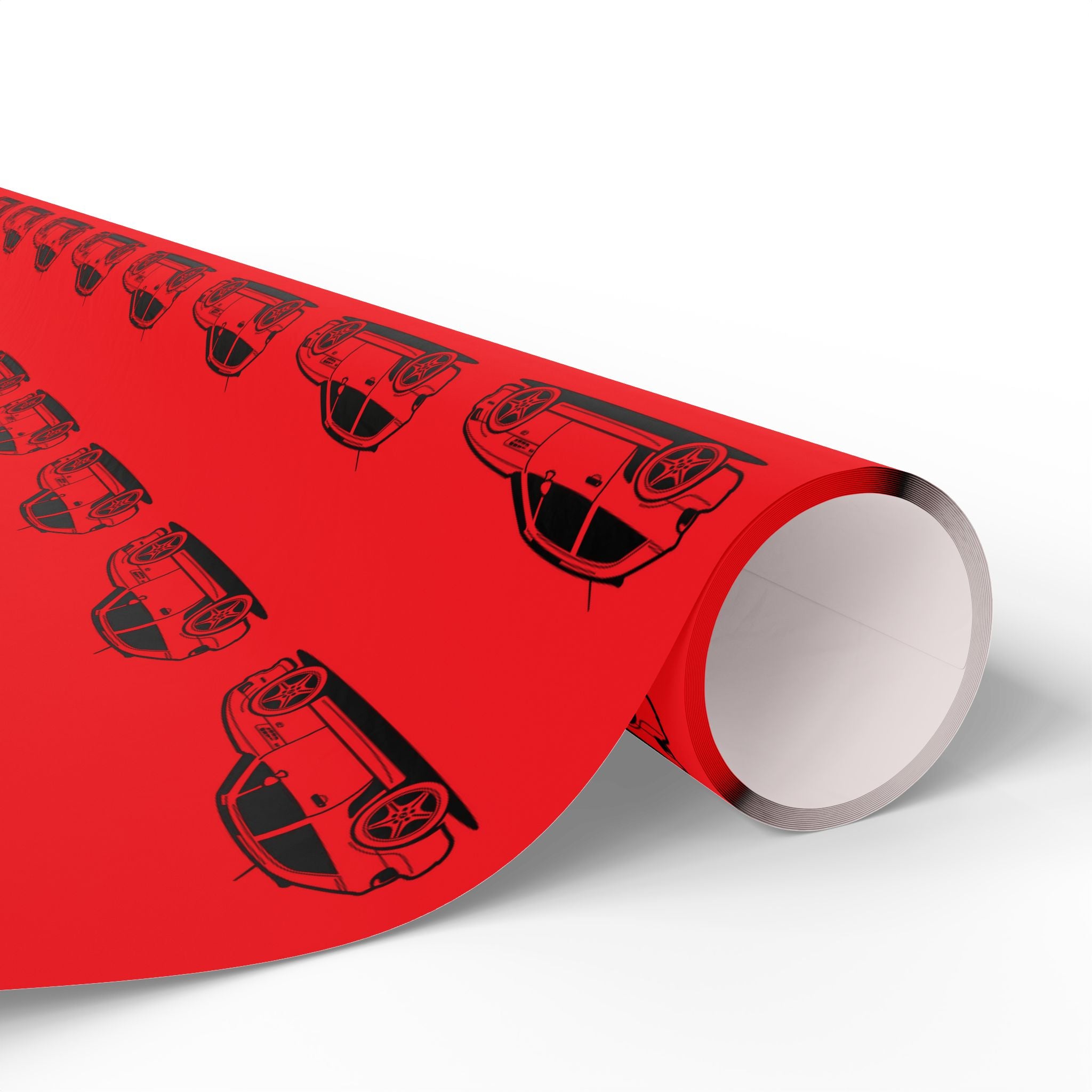 M Coupe Wrapping Paper | Red | Three Sizes | Glossy or Matte
