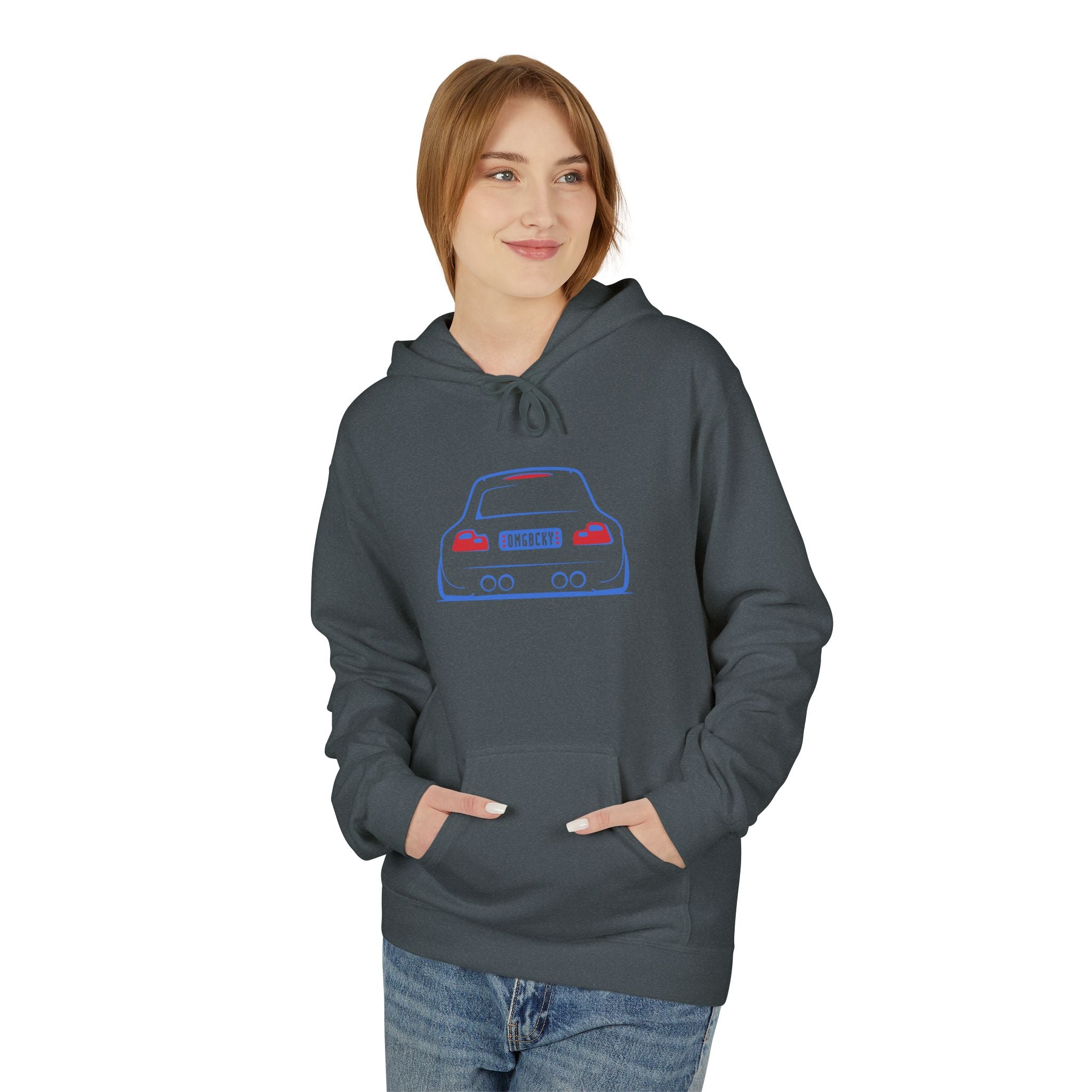 OMGBCKY Coupe Hoodie - Unisex Gildan Classic Softstyle Fleece Drawstring Hoodie