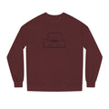 OMGBCKY Black Coupe Silhouette Sweatshirt - Unisex Independent Trading Company Crew Neck Fleece Sweatshirt