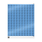 M Coupe Wrapping Paper | Blue | Three Sizes | Glossy or Matte