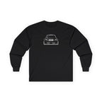 OMGBCKY White Coupe Silhouette Long Sleeve Tee - Unisex Gildan Classic Ultra Cotton Long Sleeve T-Shirt