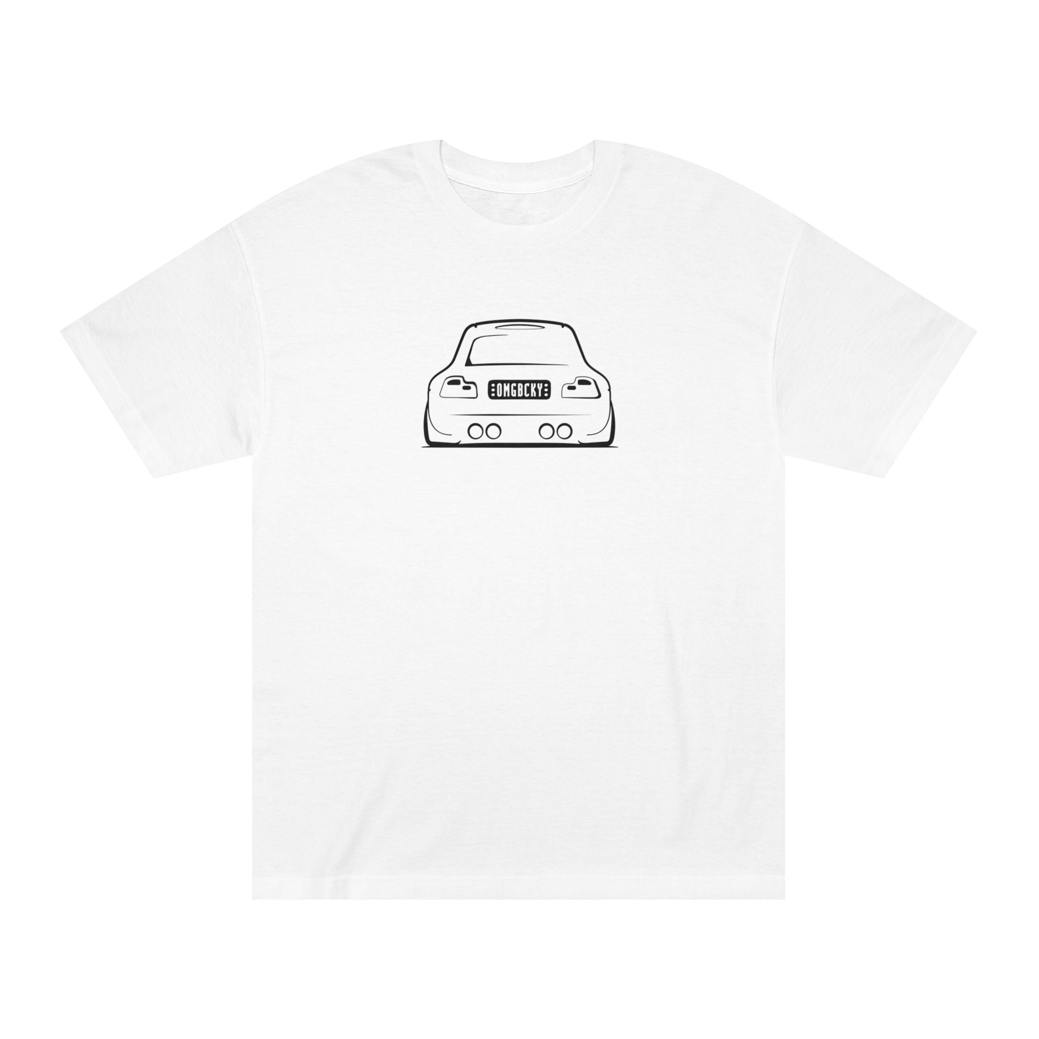 OMGBCKY Black Coupe Silhouette Tee - Unisex American Apparel Classic T-Shirt