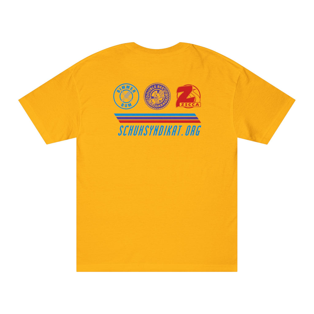 2026 Schuh Syndikat T-Shirt - Silver M Coupe - Unisex American Apparel Classic T-Shirt