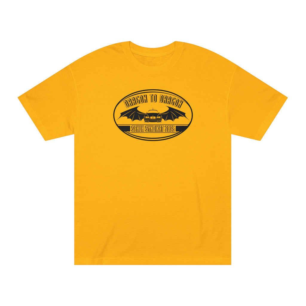 Schuh Syndikat Dragon to Dragon 2025 Light Color Tee - Unisex American Apparel Classic T-Shirt