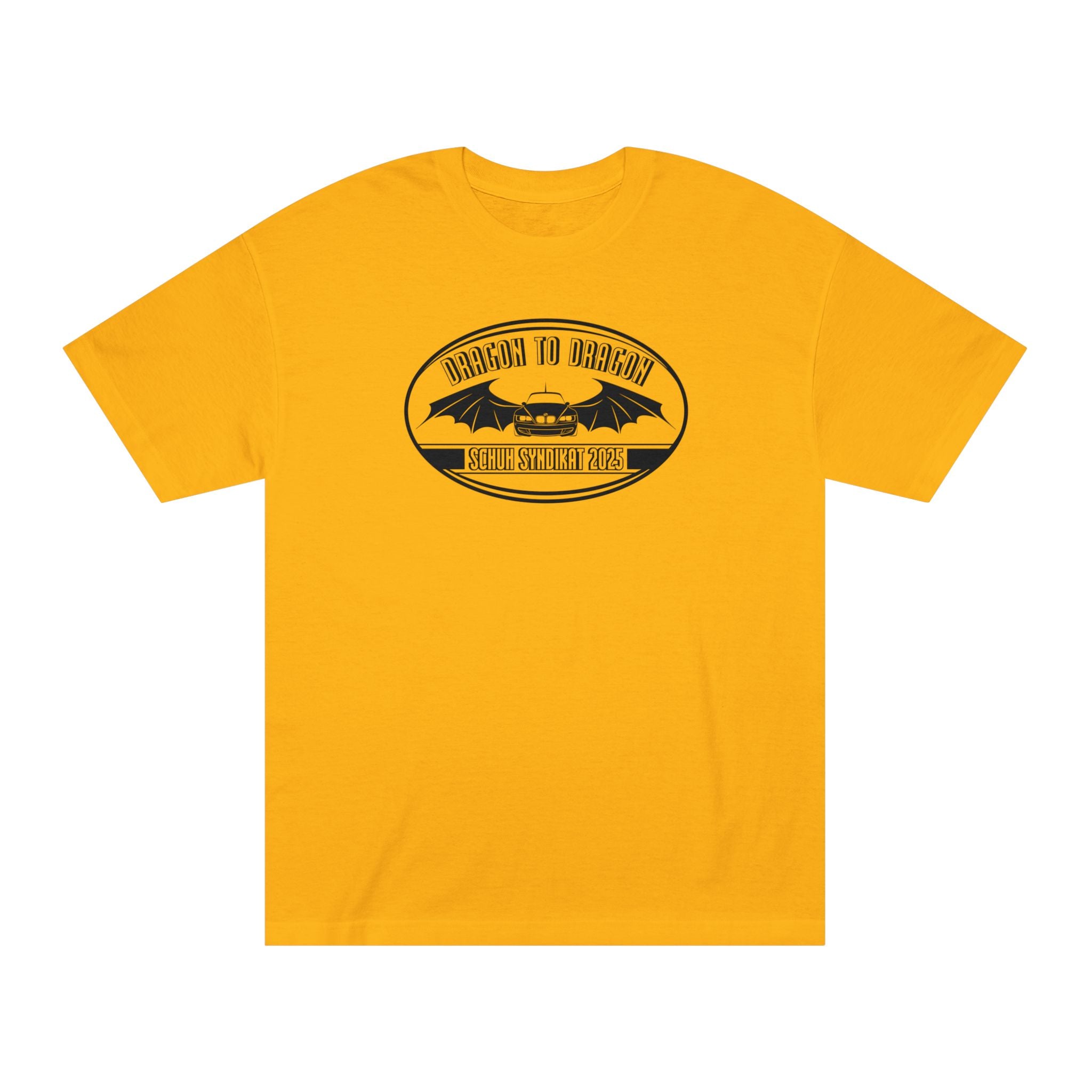 Schuh Syndikat Dragon to Dragon 2025 Light Color Tee - Unisex American Apparel Classic T-Shirt
