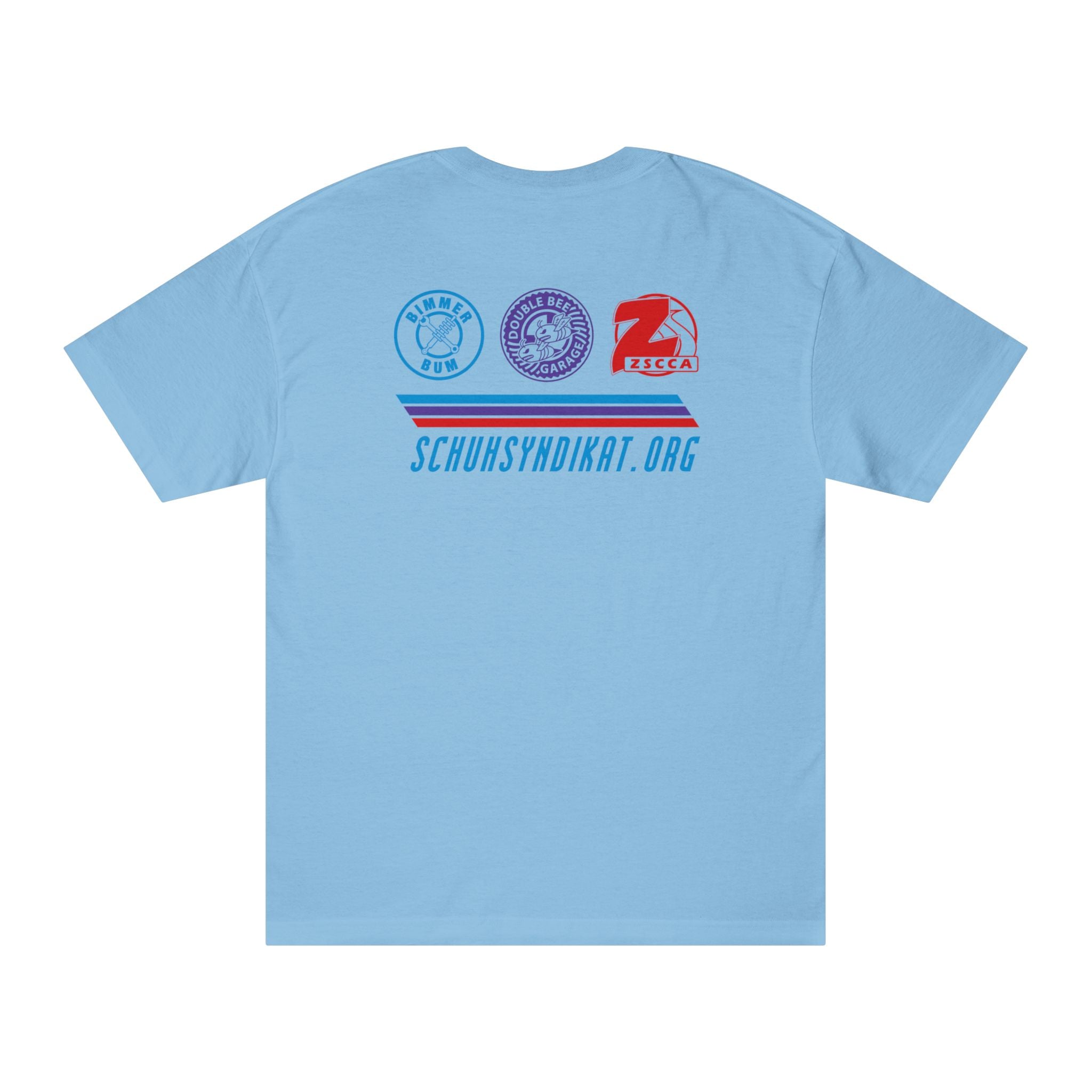 2026 Schuh Syndikat T-Shirt - Silver M Coupe - Unisex American Apparel Classic T-Shirt