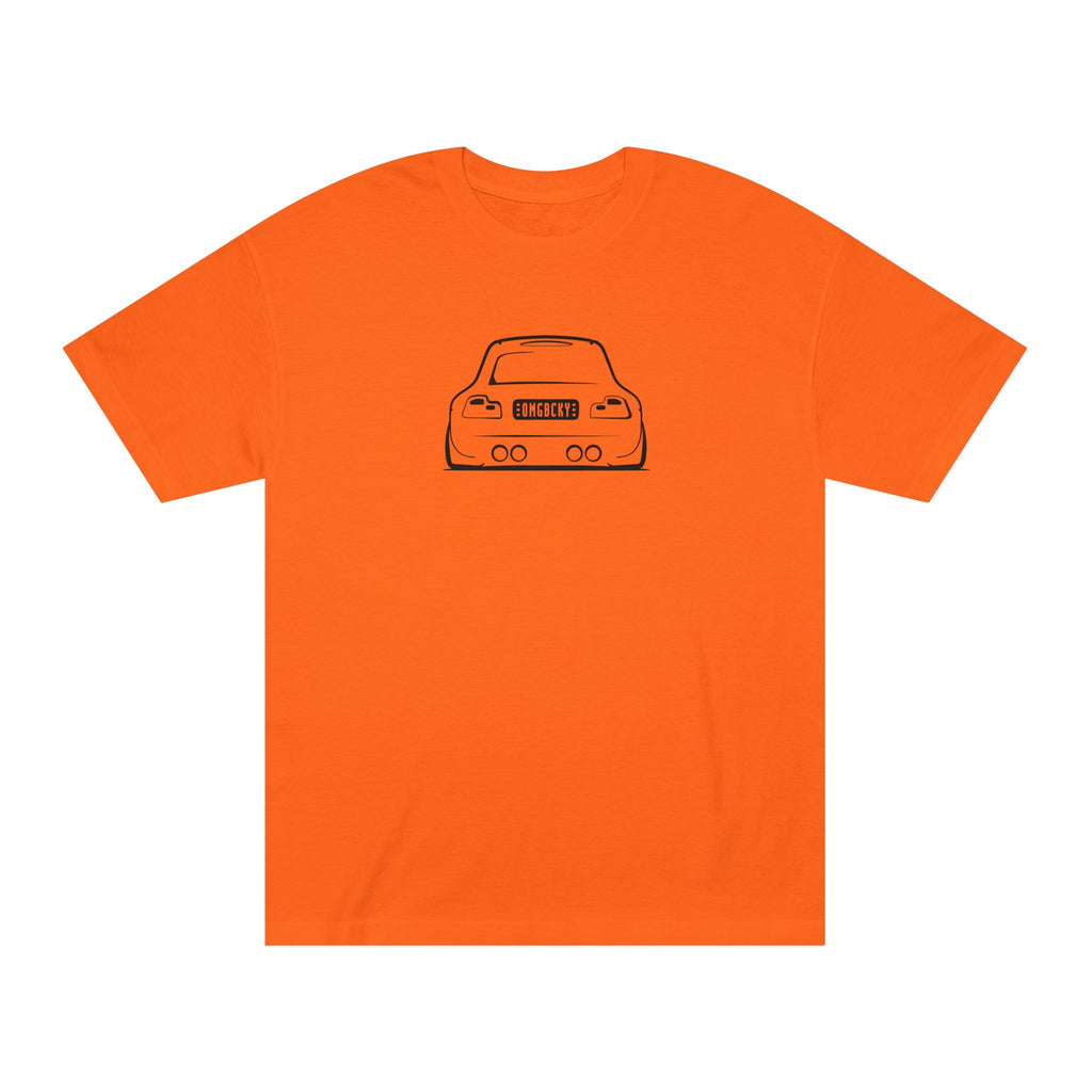 OMGBEKY Black Coupe Silhouette Tee - Unisex American Apparel Classic T-Shirt