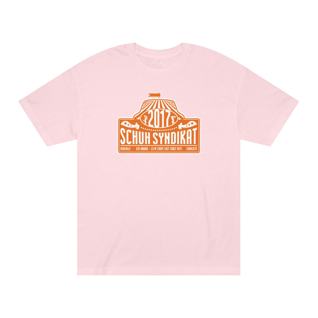 Schuh Syndikat "Rally Plate" Tee - Unisex American Apparel Classic T-Shirt