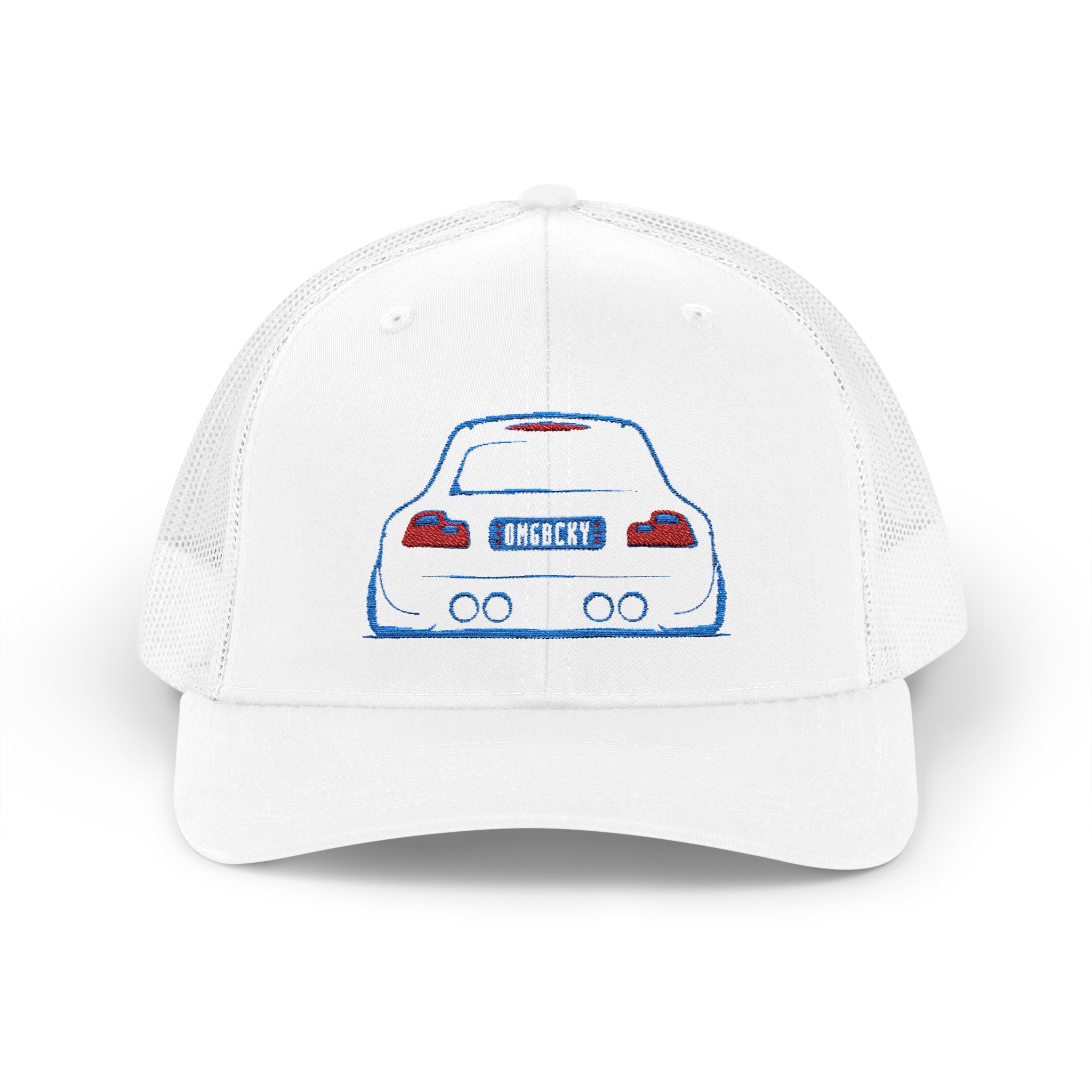 OMGBCKY Coupe Snapback Trucker Cap - Trucker Hat with Embroidered Car Design