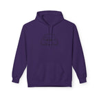 OMGBCKY Black Coupe Silhouette Hoodie - Unisex Gildan Classic Softstyle Fleece Drawstring Hoodie