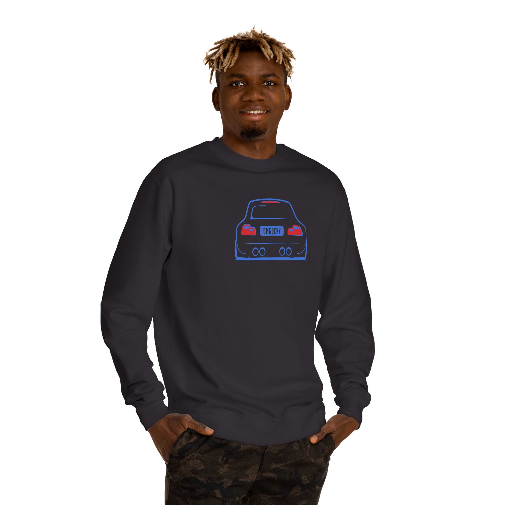 OMGBCKY Coupe Sweatshirt - Unisex Independent Trading Company Crew Neck Fleece Sweatshirt