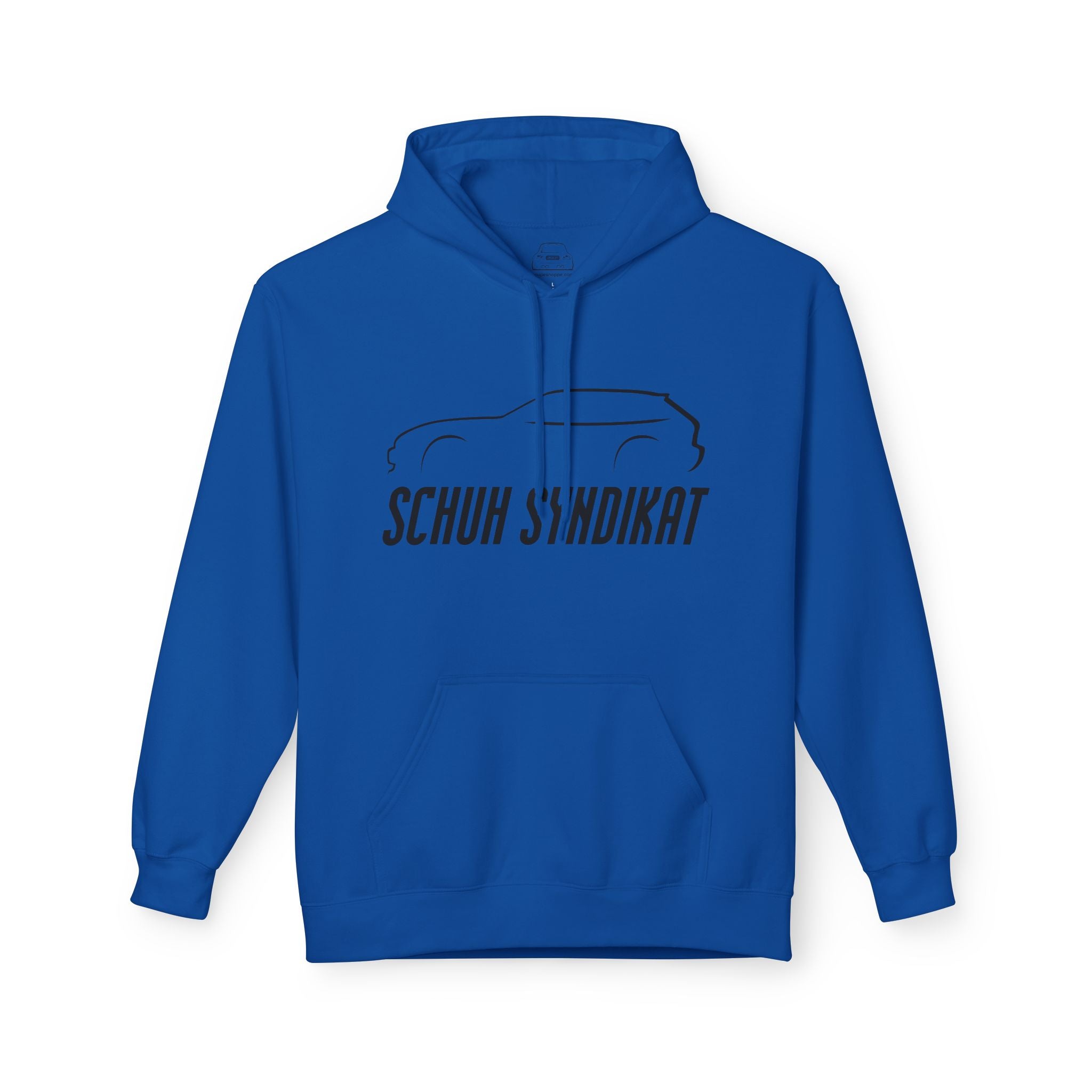 Schuh Syndikat Silhouette Hoodie - Unisex Gildan Classic Softstyle Fleece Drawstring Hoodie
