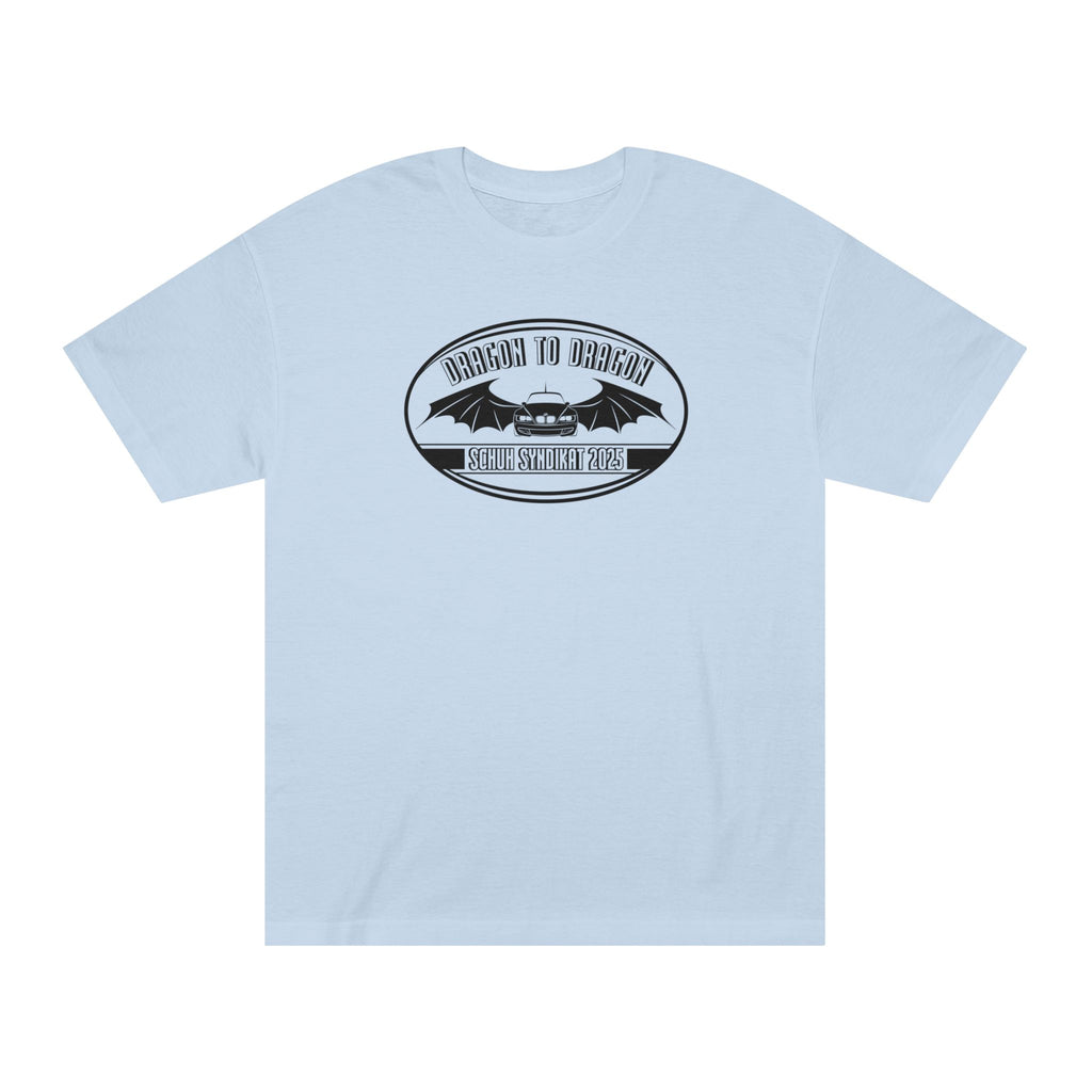 Schuh Syndikat Dragon to Dragon 2025 Light Color Tee - Unisex American Apparel Classic T-Shirt