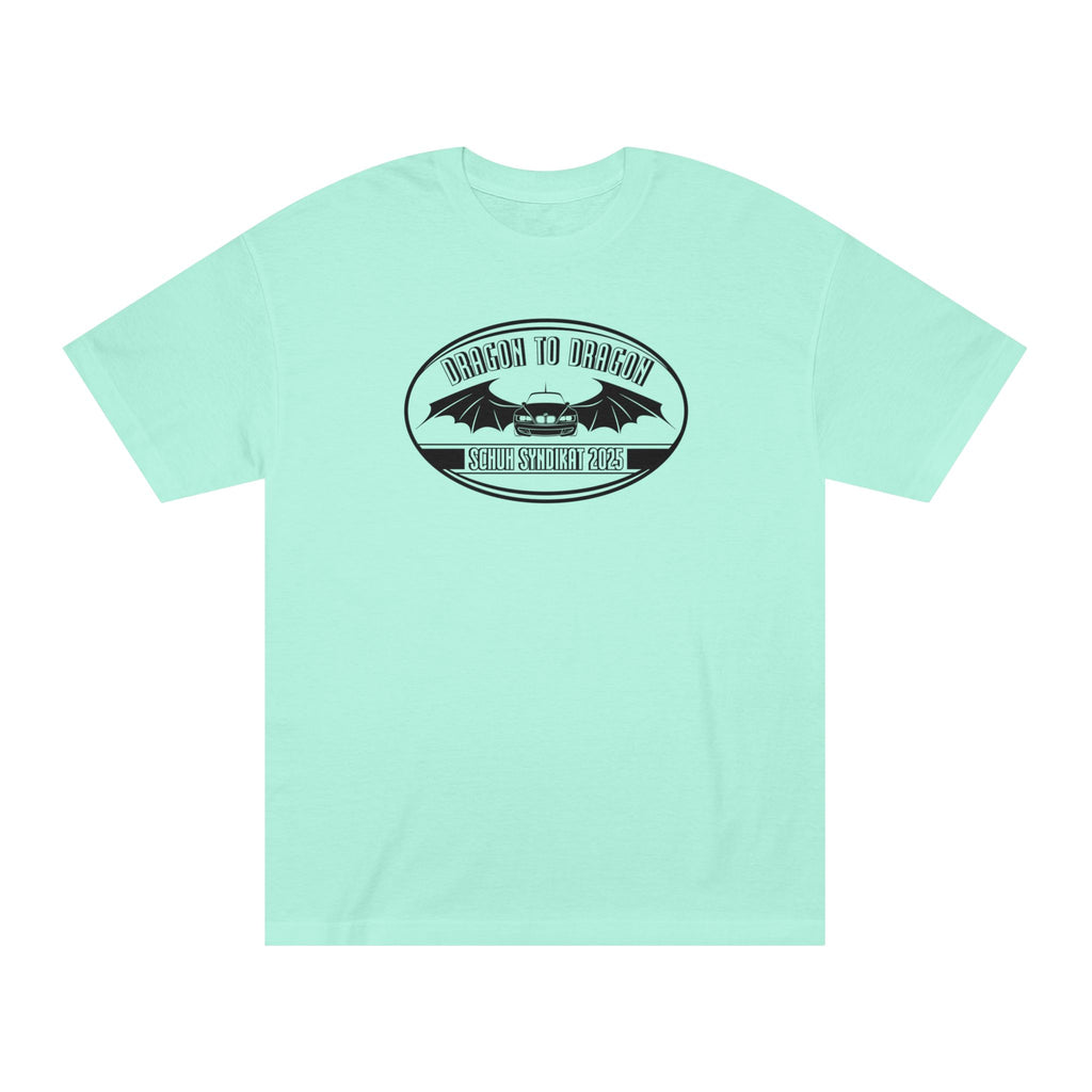 Schuh Syndikat Dragon to Dragon 2025 Light Color Tee - Unisex American Apparel Classic T-Shirt