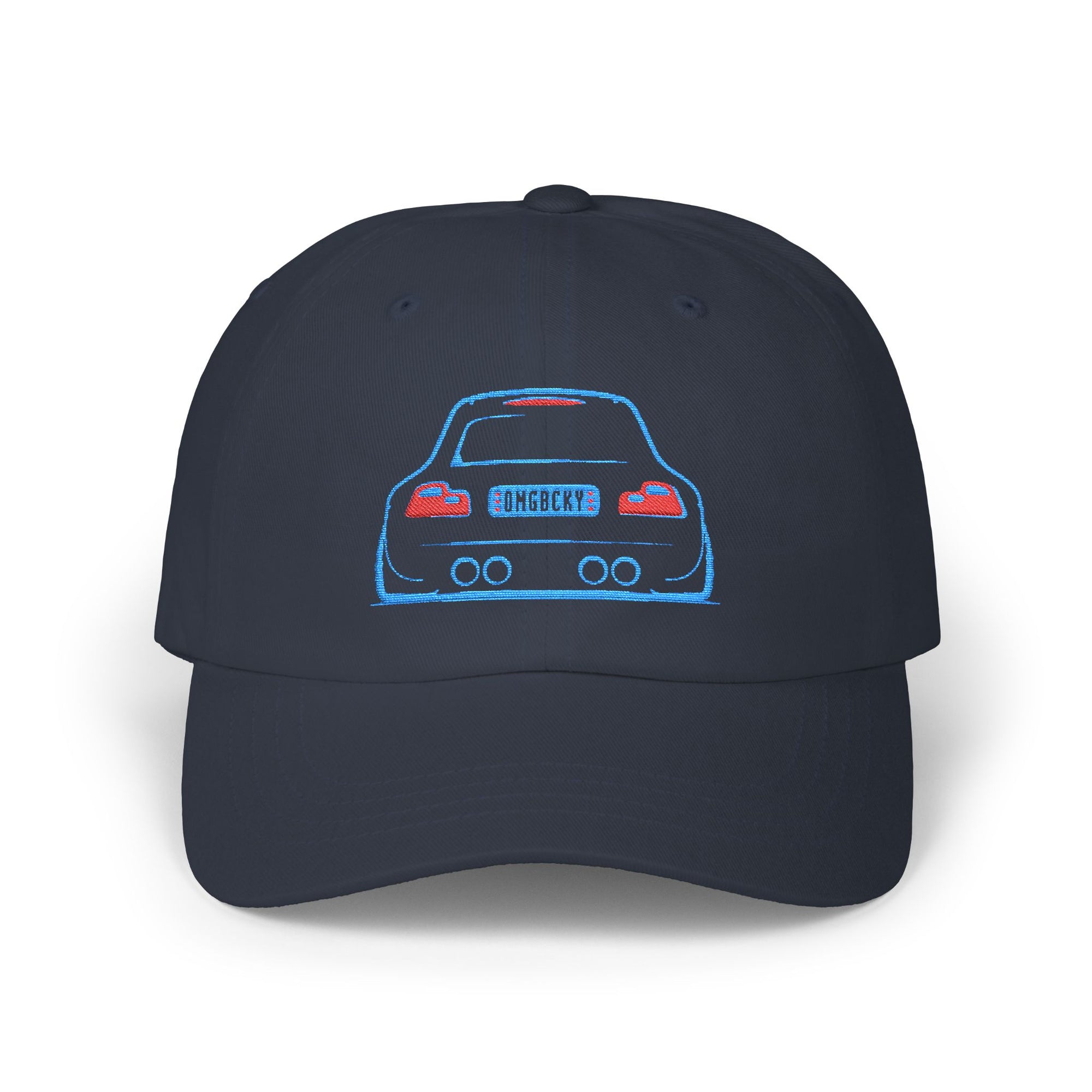 OMGBEKY Coupe Classic Cap - Baseball Hat with Embroidered Car Design