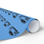 M Coupe Wrapping Paper | Blue | Three Sizes | Glossy or Matte