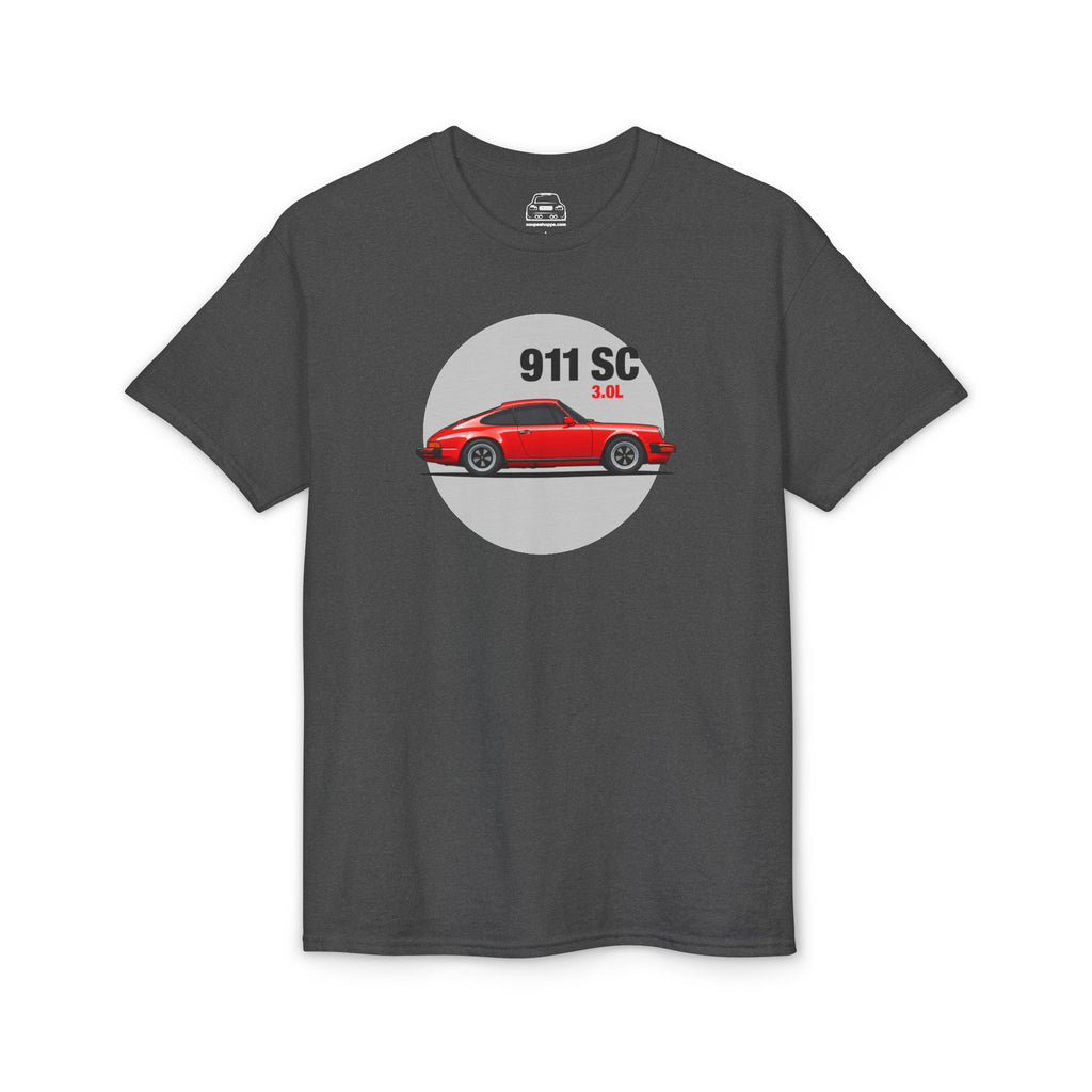 James' Red 911 T-Shirt — Gildan Brand, lightweight DryBlend T-Shirt