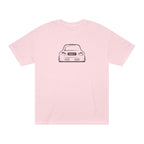 OMGBEKY Black Coupe Silhouette Tee - Unisex American Apparel Classic T-Shirt