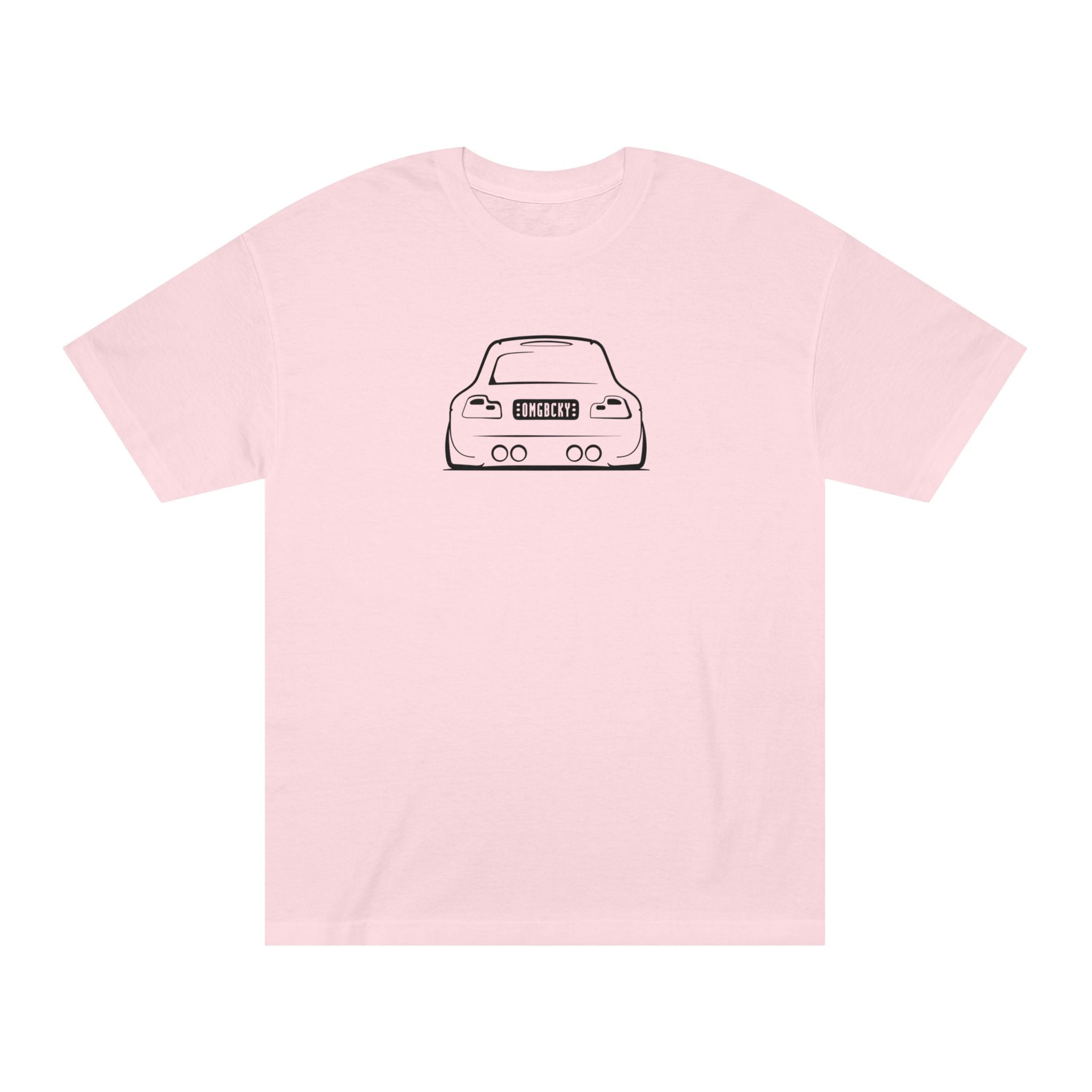 OMGBCKY Black Coupe Silhouette Tee - Unisex American Apparel Classic T-Shirt