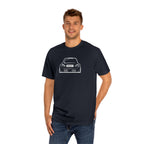 OMGBCKY White Coupe Silhouette Tee - Unisex American Apparel Classic T-Shirt