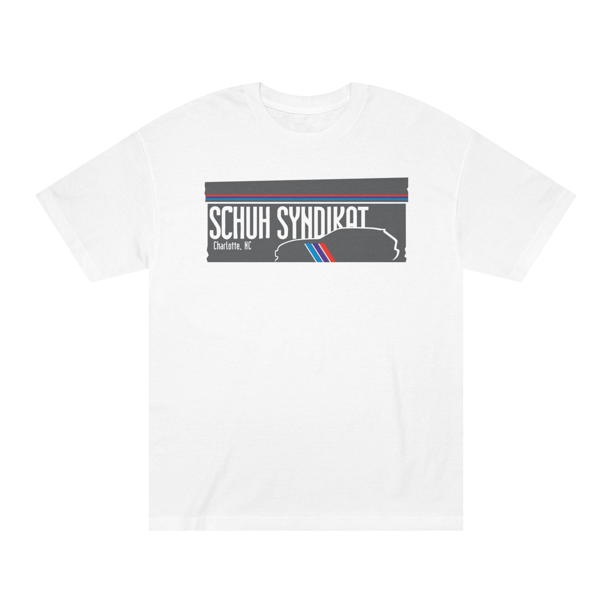 Schuh Syndikat, Clownshoe Box Tee - Unisex American Apparel Classic T-Shirt