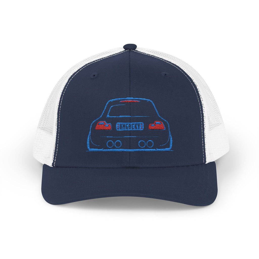 OMGBCKY Coupe Snapback Trucker Cap - Trucker Hat with Embroidered Car Design