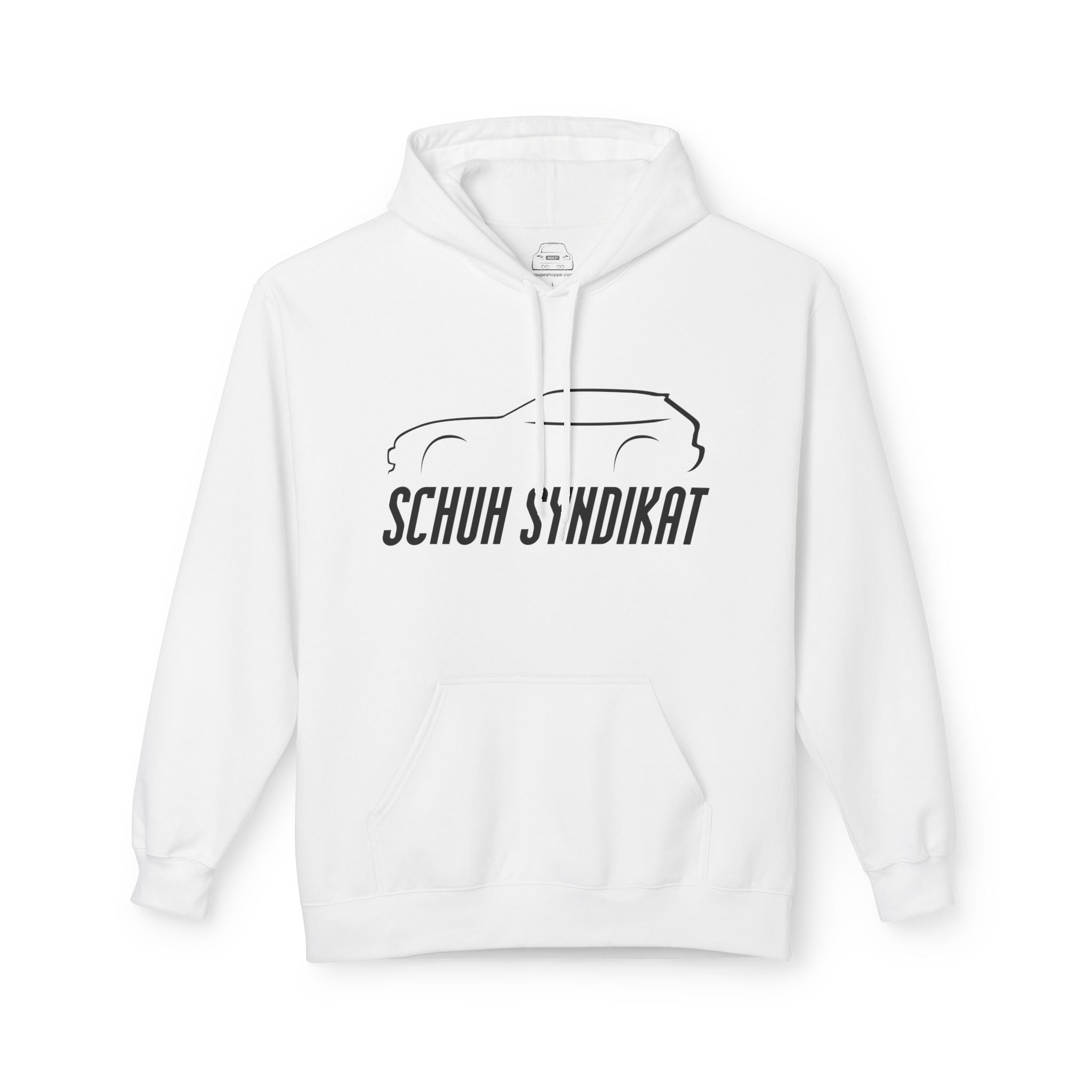 Schuh Syndikat Silhouette Hoodie - Unisex Gildan Classic Softstyle Fleece Drawstring Hoodie