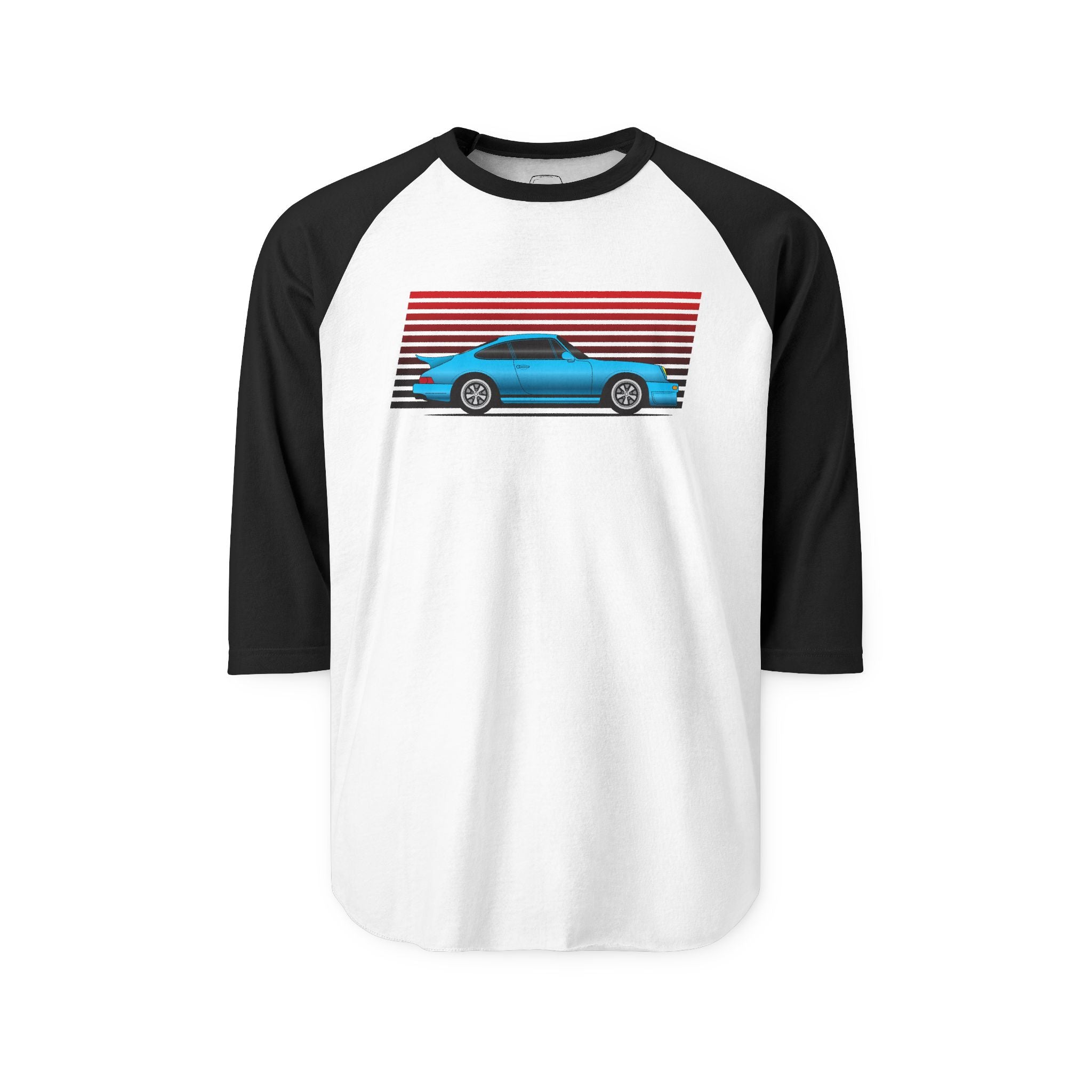 A Blue 911 - Baseball Raglan Shirt