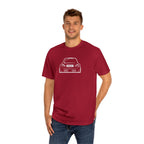 OMGBCKY White Coupe Silhouette Tee - Unisex American Apparel Classic T-Shirt