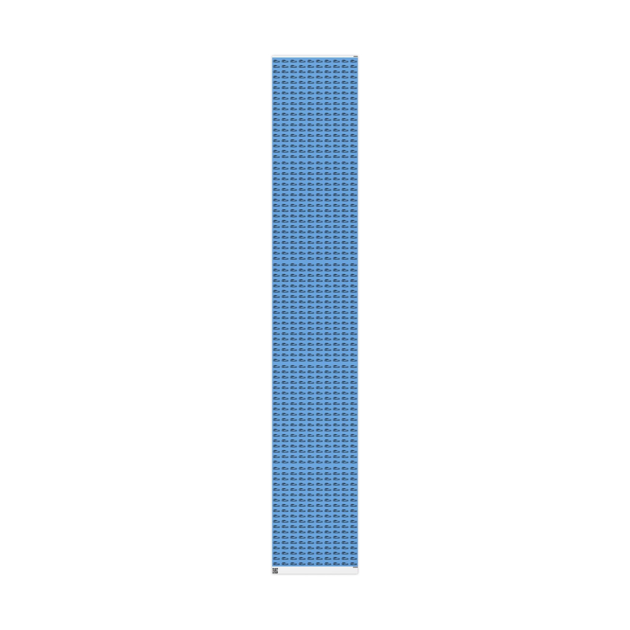 M Coupe Wrapping Paper | Blue | Three Sizes | Glossy or Matte