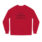 OMGBCKY Black Coupe Silhouette Sweatshirt - Unisex Independent Trading Company Crew Neck Fleece Sweatshirt