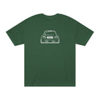 OMGBCKY White Coupe Silhouette Tee - Unisex American Apparel Classic T-Shirt