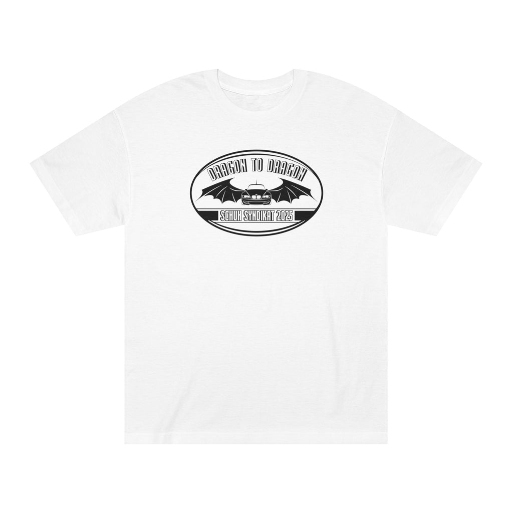 Schuh Syndikat Dragon to Dragon 2025 Light Color Tee - Unisex American Apparel Classic T-Shirt