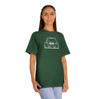 OMGBCKY White Coupe Silhouette Tee - Unisex American Apparel Classic T-Shirt