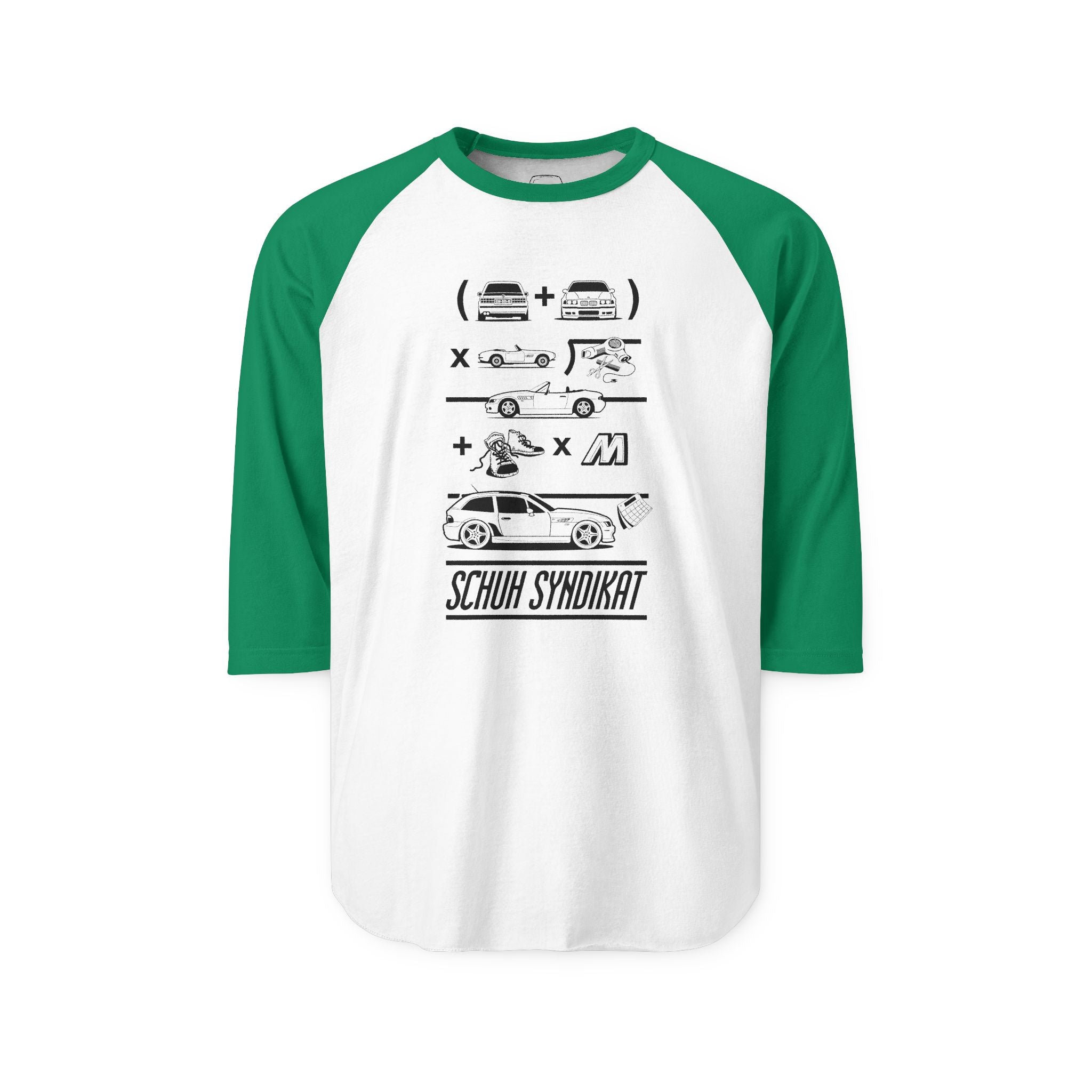 Schuh Syndikat - Clownshoe Math - Baseball Raglan Shirt