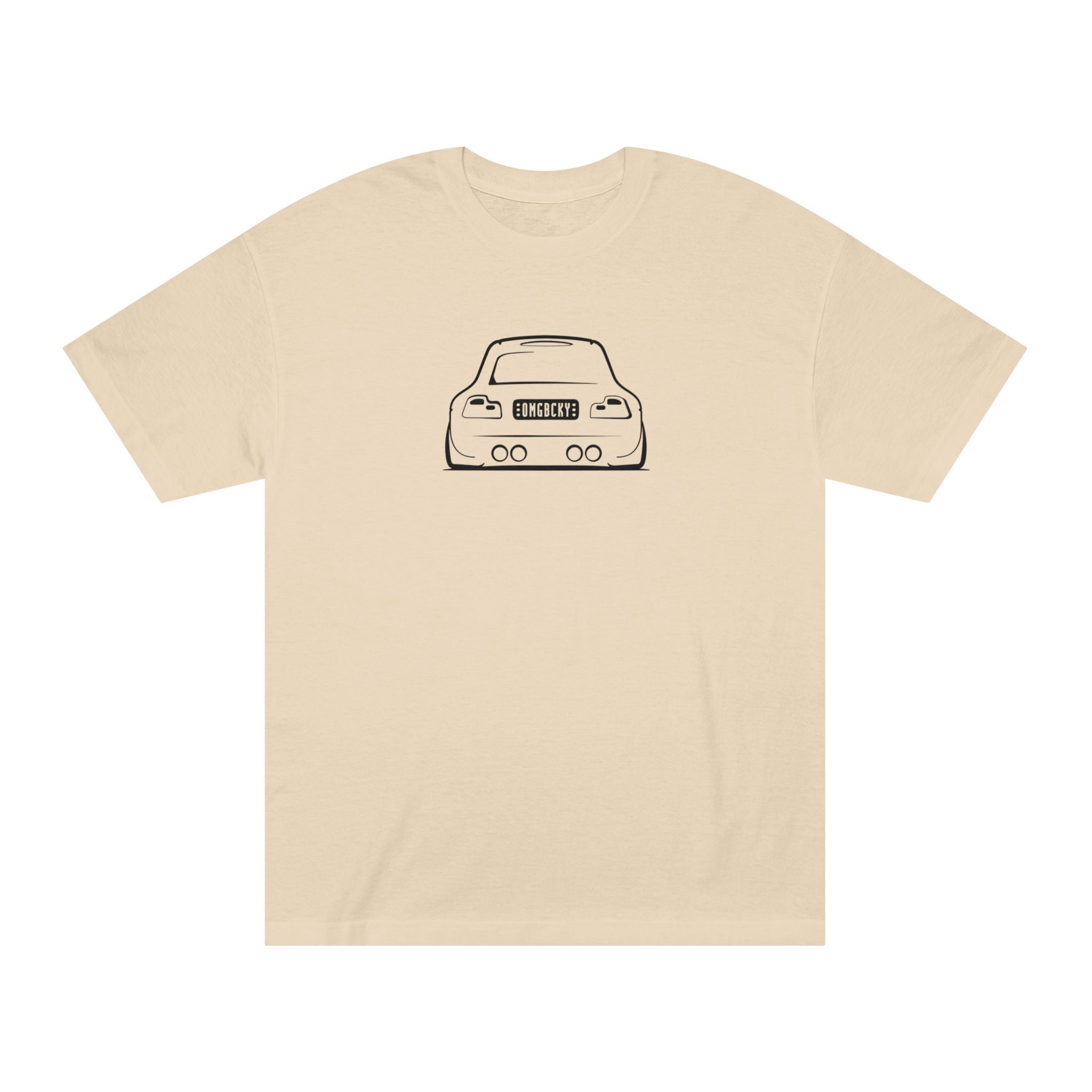 OMGBCKY Black Coupe Silhouette Tee - Unisex American Apparel Classic T-Shirt