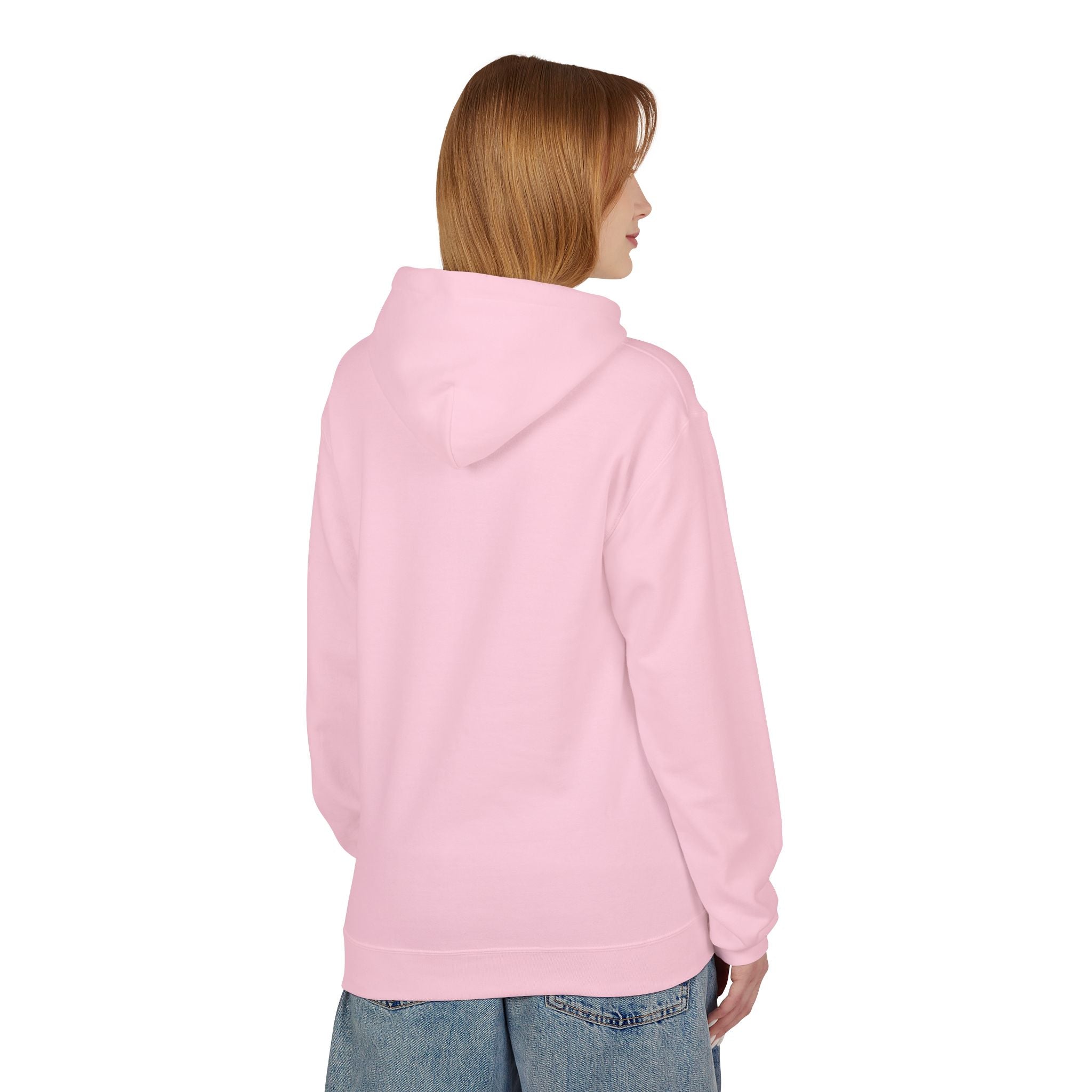 OMGBCKY White Coupe Silhouette Hoodie - Unisex Gildan Classic Softstyle Fleece Drawstring Hoodie