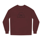 OMGBEKY Black Coupe Silhouette Sweatshirt - Unisex Independent Trading Company Crew Neck Fleece Sweatshirt
