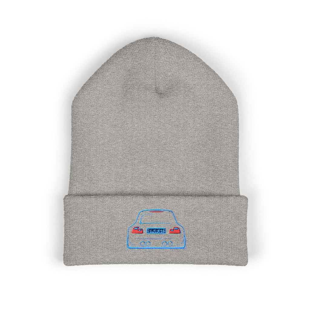 OMGBEKY Coupe Beanie - with Embroidered Car Design
